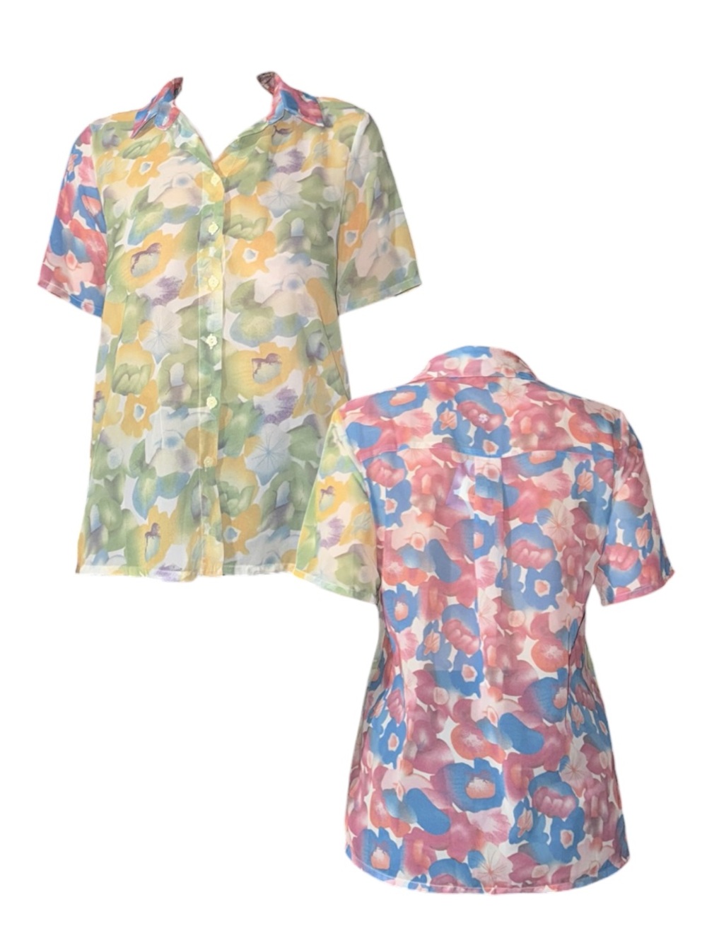 Verge Girl Multicolor Floral Button-Down Shirt